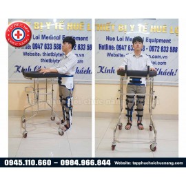 Nẹp hỗ trợ tập đứng và tập đi cho người yếu liệt chân